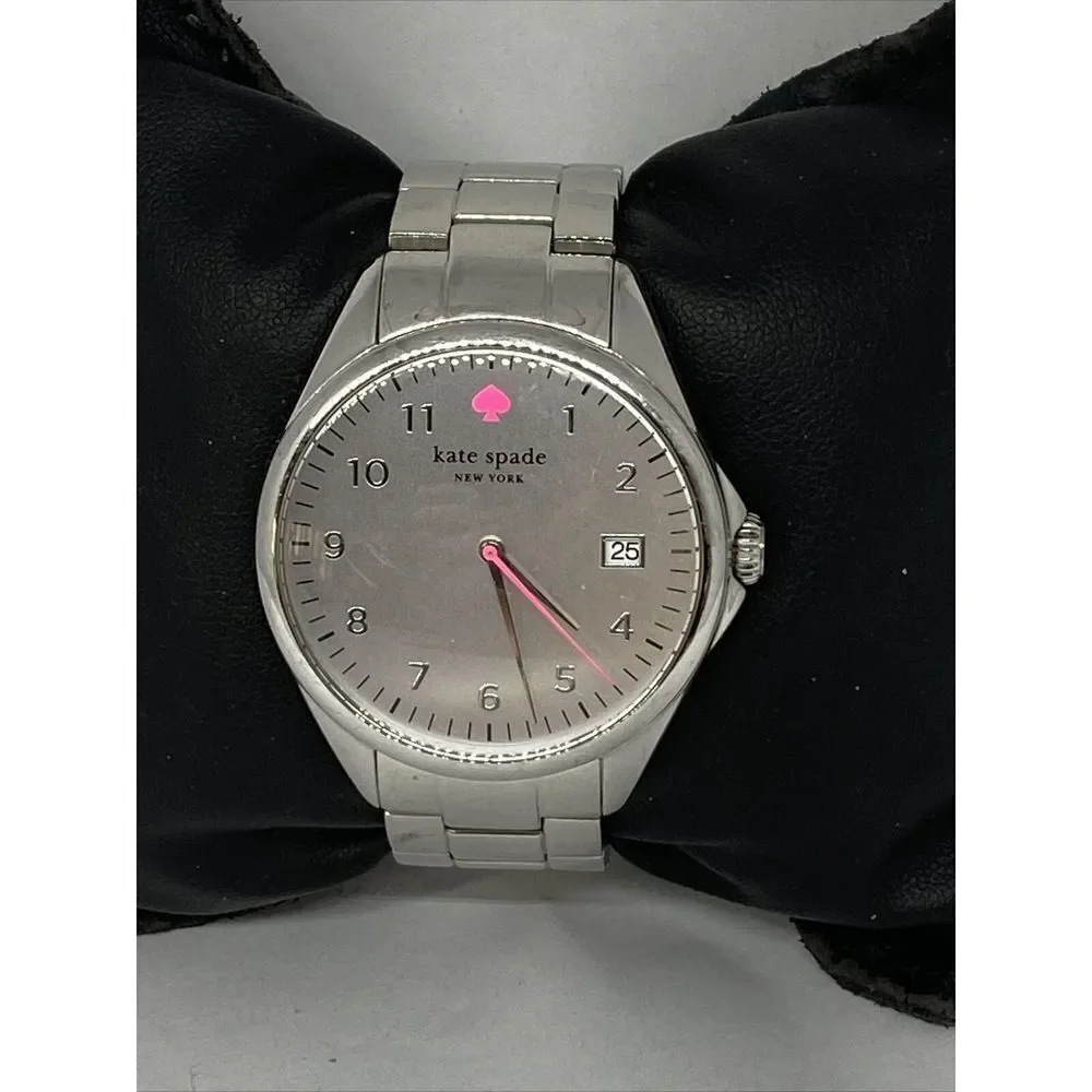 Kate Spade New York 0029 Women's Stainless Steel Silver Analog Dial Watch XX589
